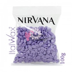Ceara traditionala elastica parfumata tip granule Nirvana Italwax cu lavanda 100 g